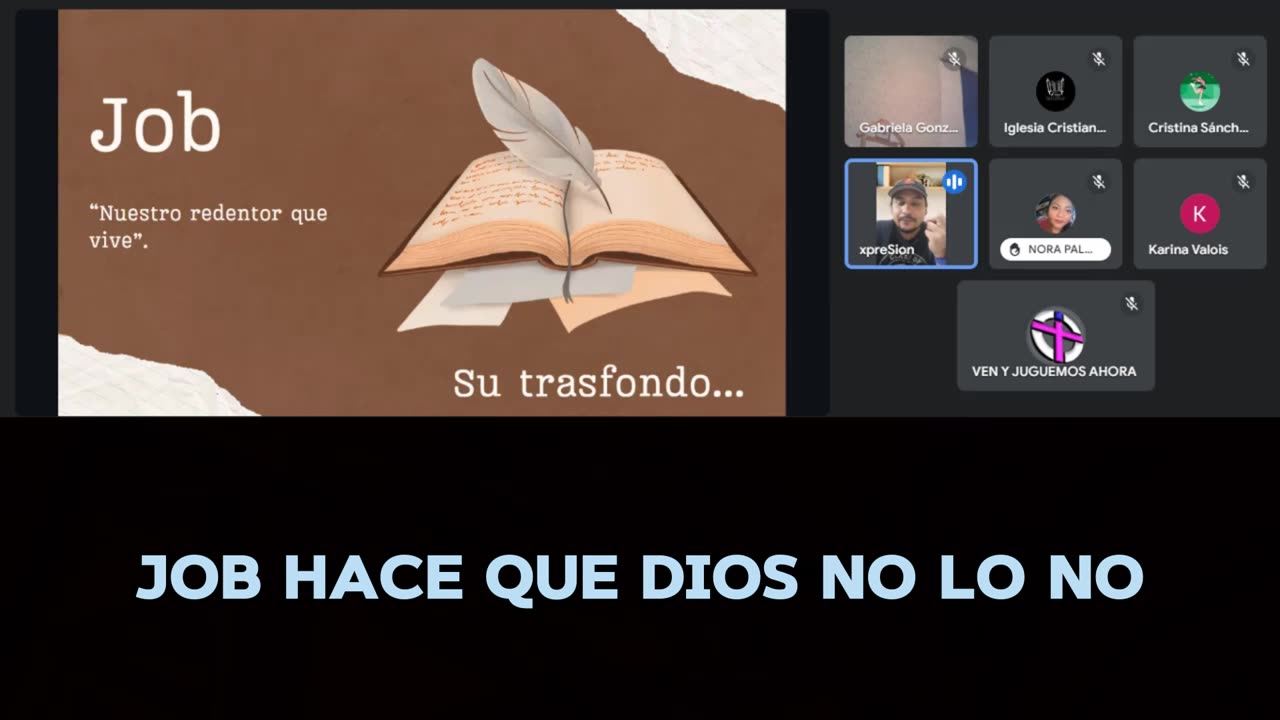 ESTUDIANDO LA BIBLIA POR LIBRO, JOB