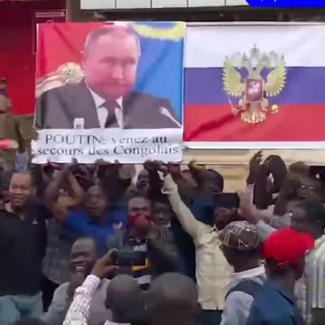 "Putin, come and protect the Congolese."