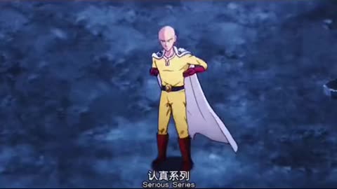 Saitama serious table flip , anime Saitama