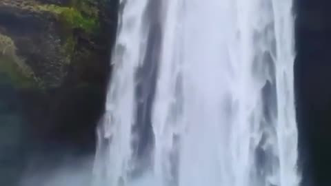 Nature. Very high Waterfall