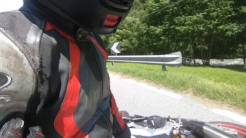 SUV Hits Oncoming Motorcyclist