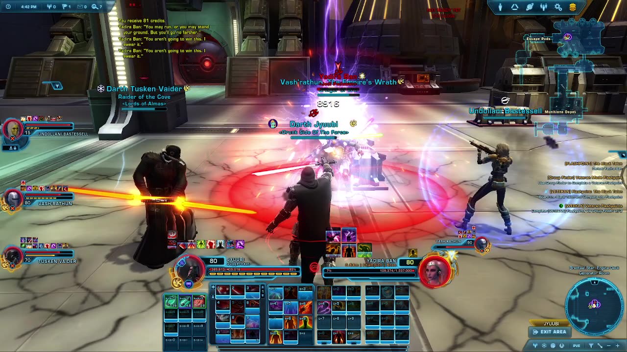 Swtor endgame content, Darkside of the force expansion pt.18