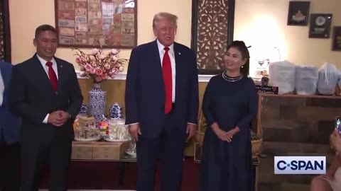 "President Trump Visits Vietnamese Restaurant in Virginia with Senate Candidate Hung Cao"