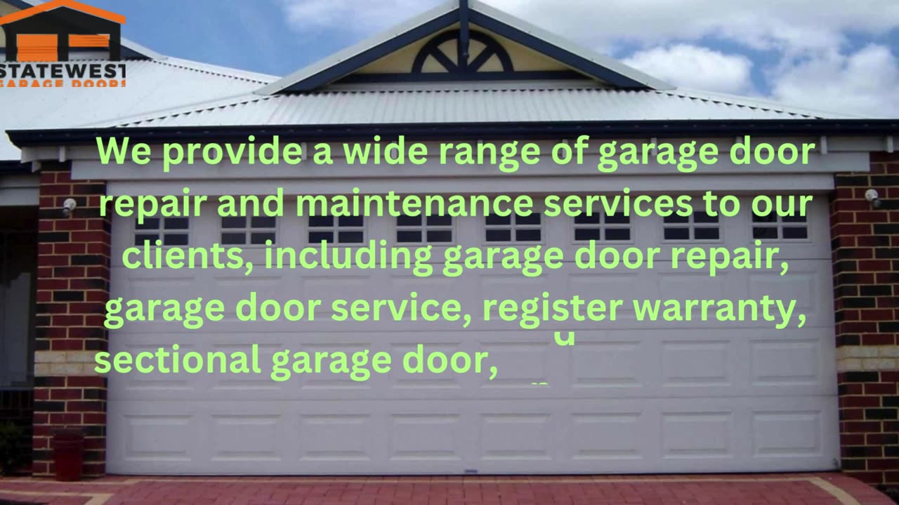 Affordable garage door repair service in perth