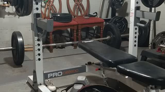 265 x 2 sticking point height pin bench