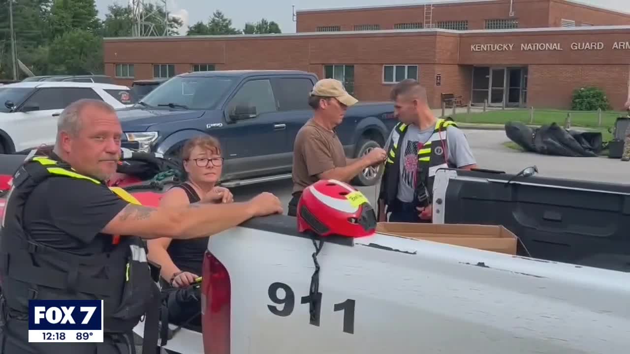 Extreme rainfall and flooding in Kentucky