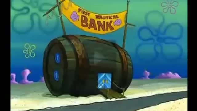 SpongeBob Rob’s bank