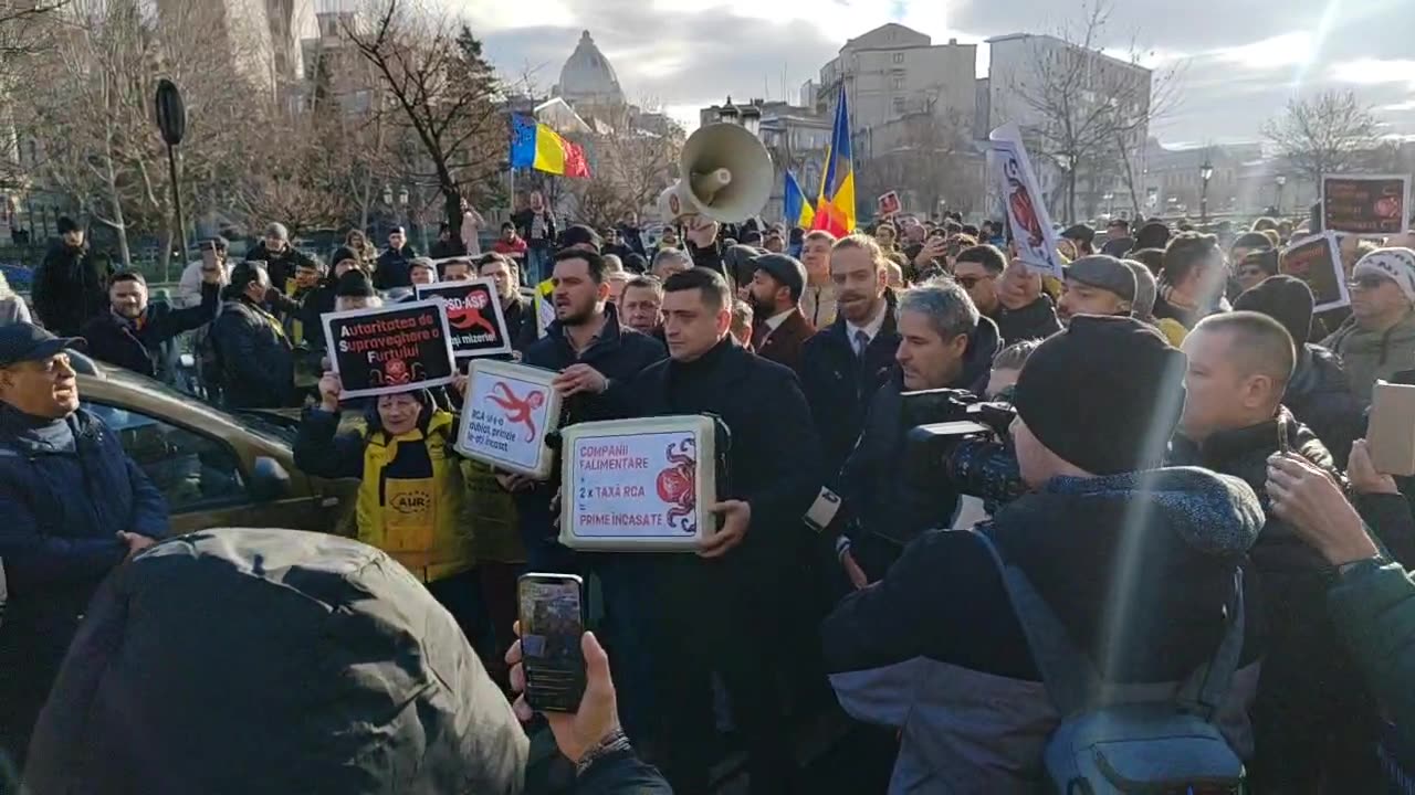 Protestul organizat de A.U.R. la A.S.F. (Global News România; 26.01.2024)