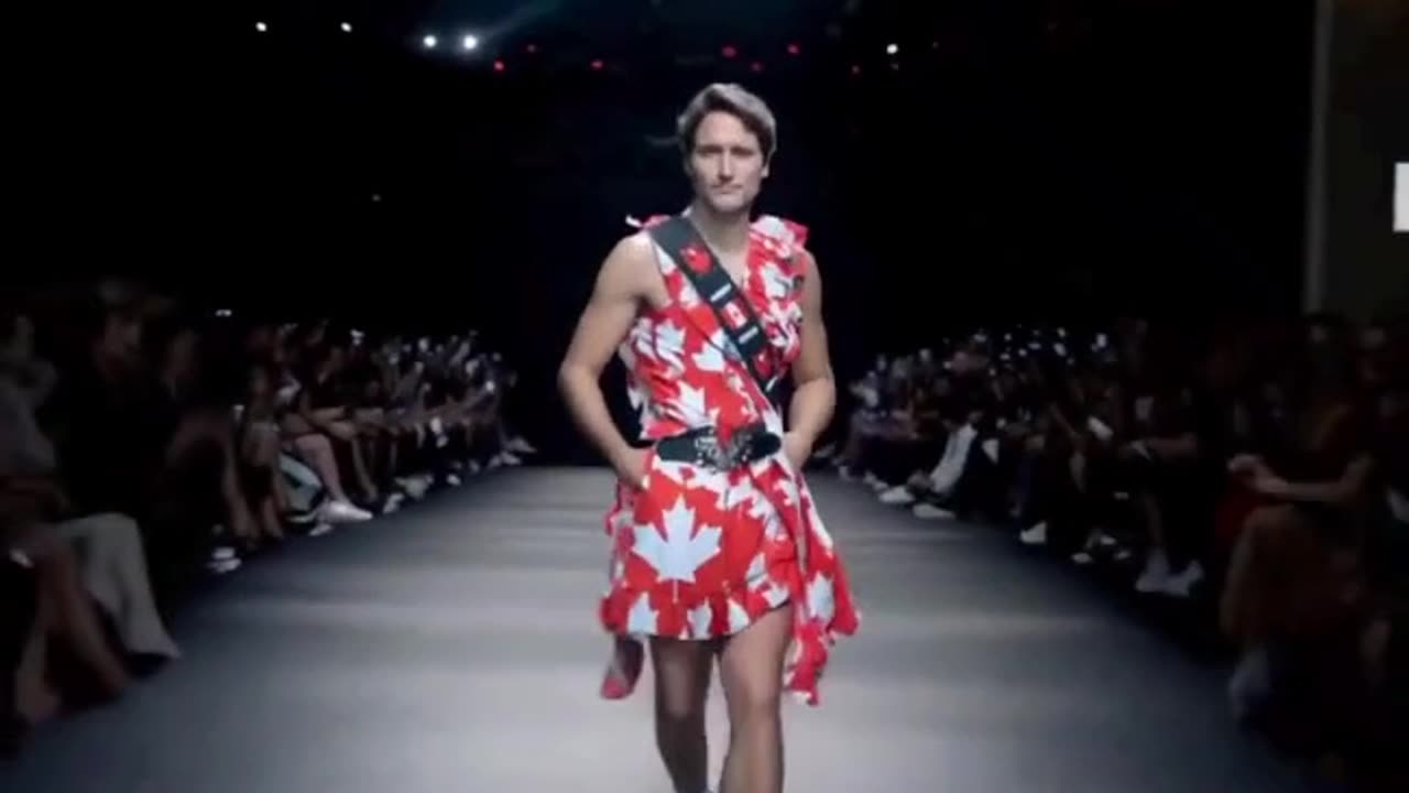 AI generated fashion show