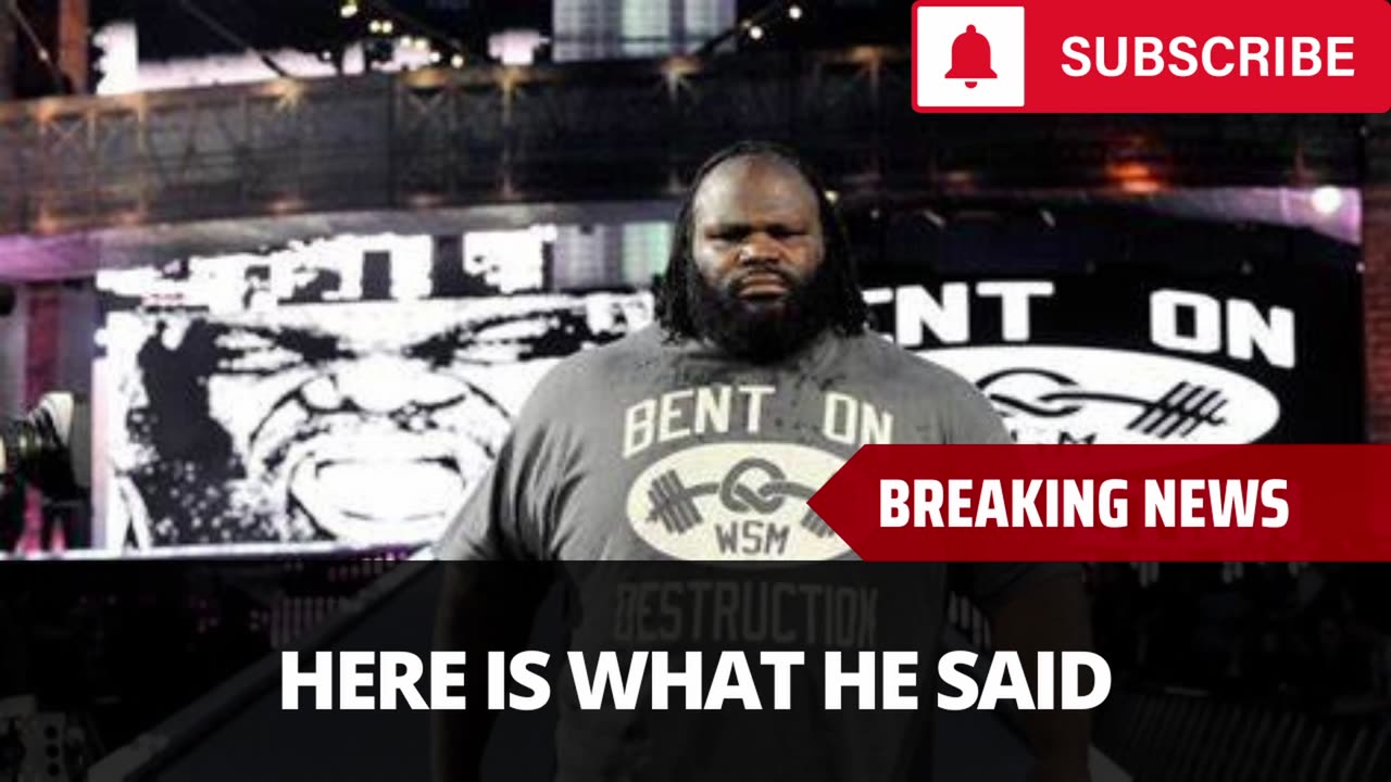 Mark Henry Reveals What He Said To Vince Before Leaving WWE