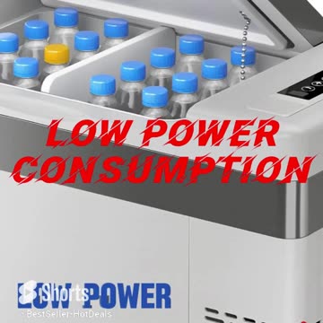 BougeRV 12 Volt Refrigerator 12V Car Fridge 30 Quart Portable Freezer