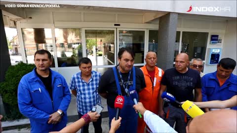 Štrajkaški odbor 3. maja dao izjavu za medije o blokadi izlaza iz brodogradilišta