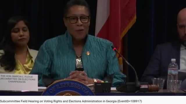 Georgia Election Hearing