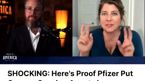Naomi Wolf: 🚨Pfizer put a known CANCER causing agent in their Covid shots