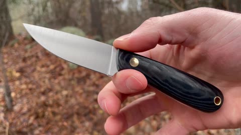 Brisa Necker 70 Black Micarta Quick look! by www.bushcraftcanada.com