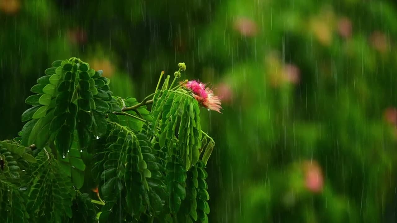 forest rain sounds chill sounds! 2 hours
