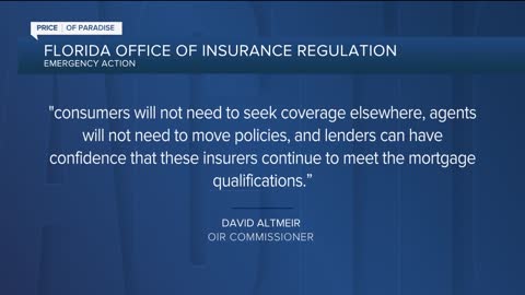 Fla. establishes temporary reinsurance program to save insurance companies