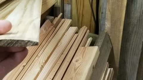 Cut Boards for Shutter Louvers