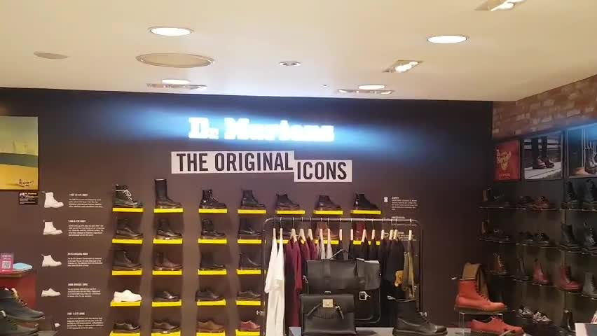 It's a dr martens store in a department store.