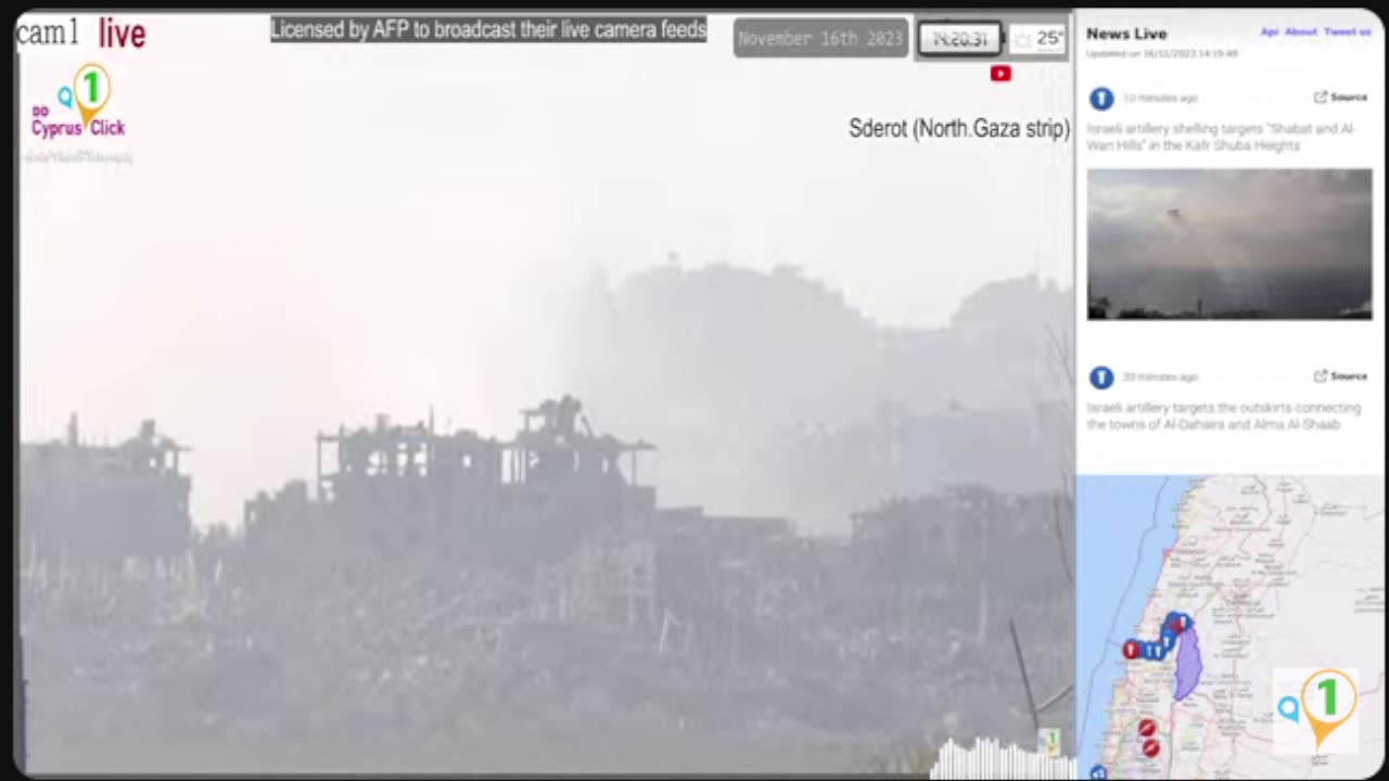 Gaza Live: Real-time HD Camera Feeds from Gaza