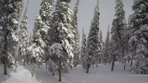 Snow Boarding at Pomerelle