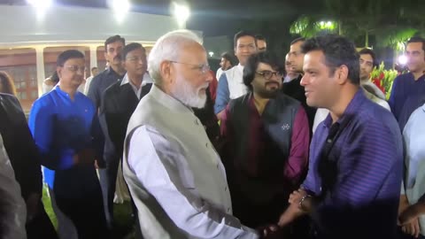 Pm narendra modi with Bollywood star