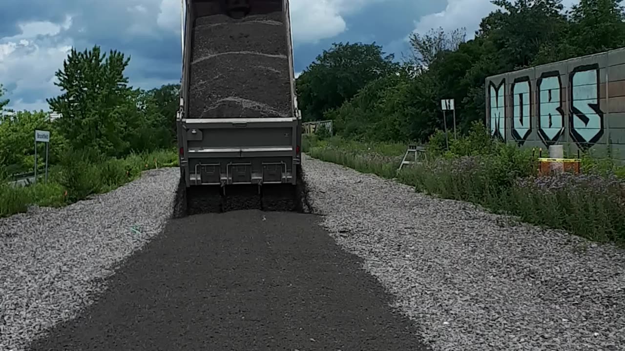 Work Life 2021 June 30th X Truck Dumping Gravel Ottawa South