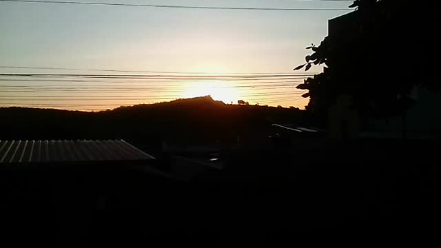 Lindo por do sol