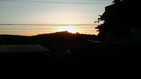 Lindo por do sol