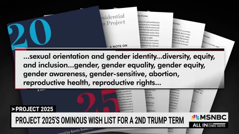 MSM PUSHING This Is Trump - Project 2025's Unhinged List