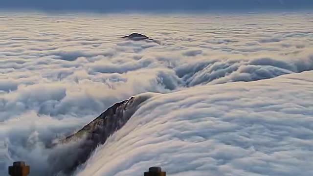 Beautiful scenery sea of clouds
