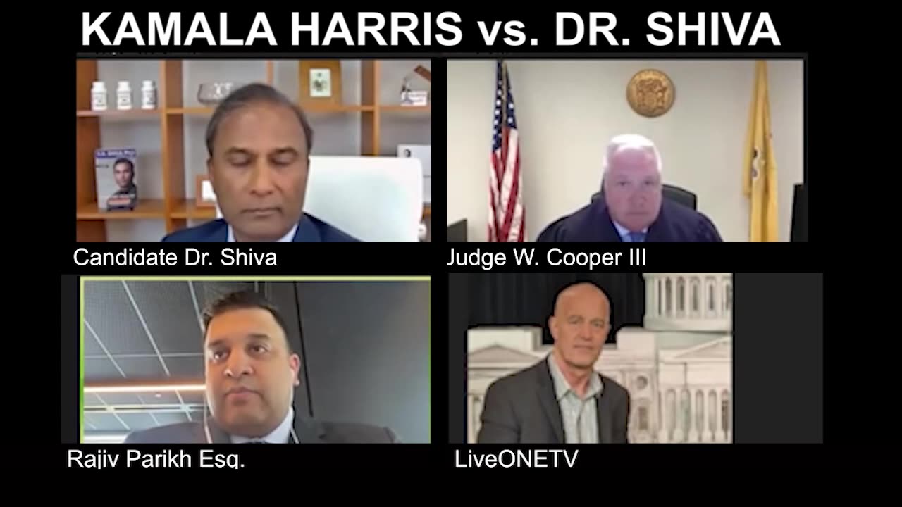 KAMALA HARRIS SUES DR. SHIVA AFTER SHIVA SECURES BALLOT ACCESS IN NJ