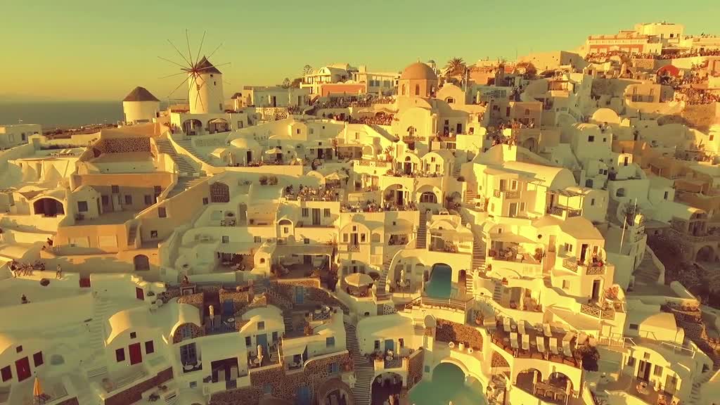 There is a romance called Santorini. There is a preference for you to watch the sunset