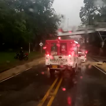 Fuertes lluvias en San Gil