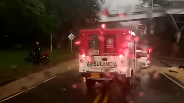 Fuertes lluvias en San Gil