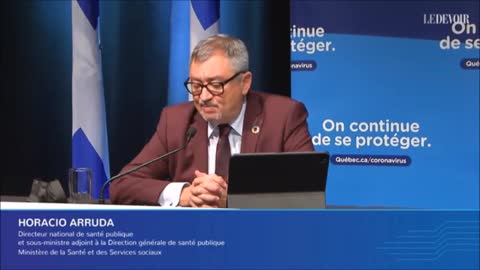 Horacio Arruda: minimum 30 à 40% des hospitalisations ne sont pas dues au Covid