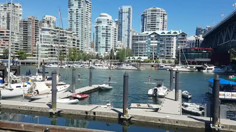 One summer day at Granville Island
