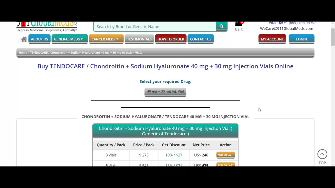 Get Chondroitin Sodium Hyaluronate Tendocare Online