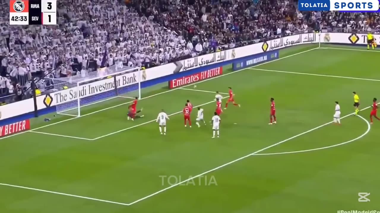 Résumé du match Real Madrid vs Séville 4-2 : Un match plein de suspense -