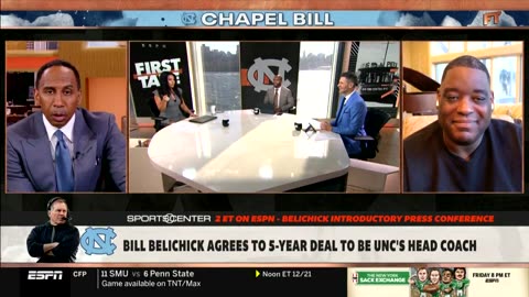 Molly Qerim RIPPED Stephen A. Smith on First Take during this segment on Bill Belichick coaching UNC