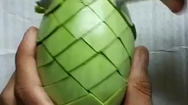 Fruit cutting technic