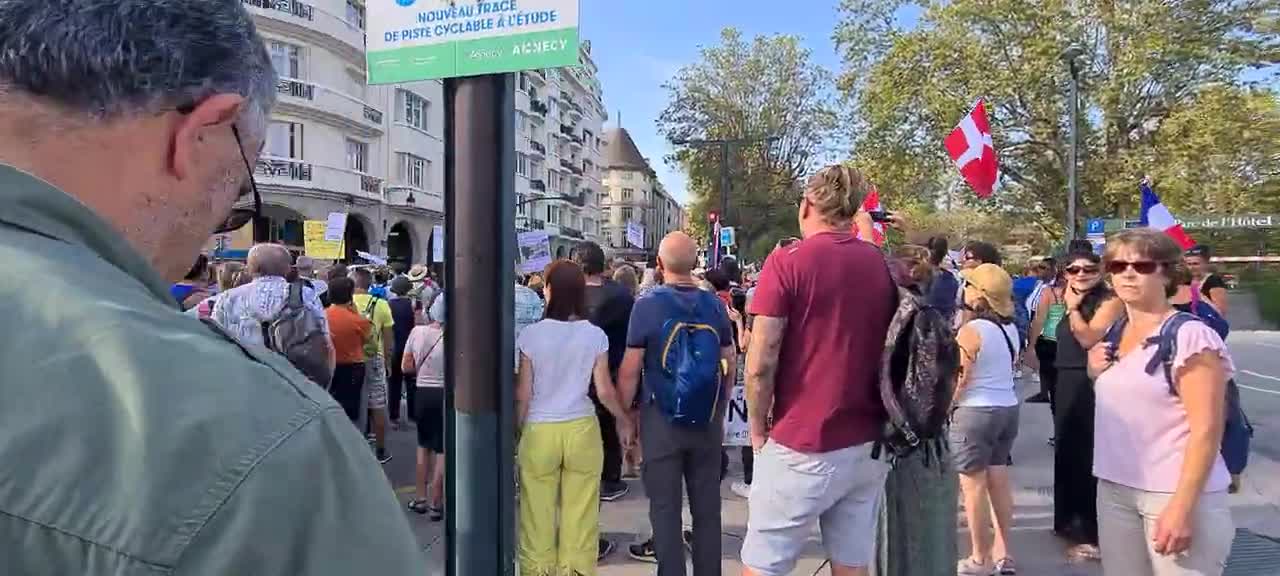 Manifestation Annecy le 25 09 2021