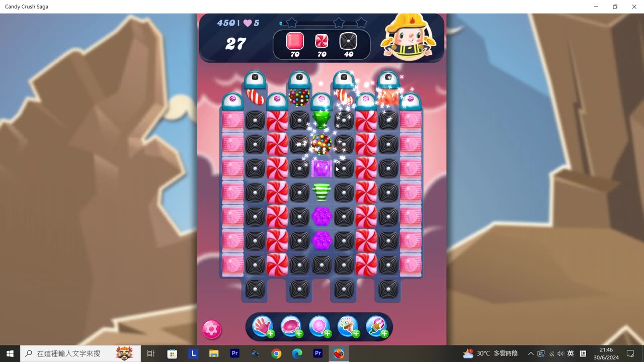 Candy Crush Saga Record (Level 450)