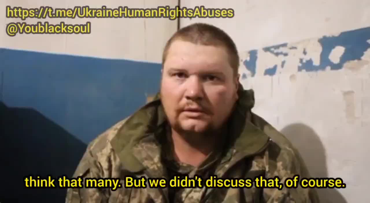 Captured Ukrainian Soldier Raped by Unit Commander