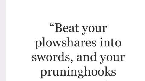 Let the weak say I’m strong.