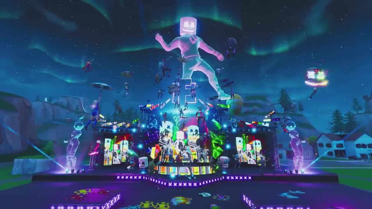 Marshmello Holds First Ever Fortnite Concert Live