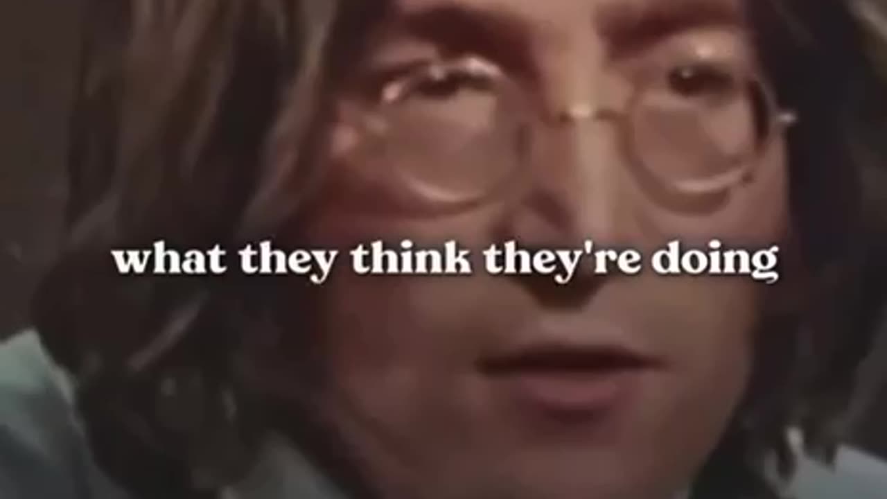 John Lennon Speech 1968; Before John Lennon was murdered (assassinated) he said this:-