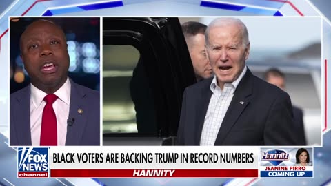 Tim Scott_ The media is not showing the truth of who Biden has always been Gutfeld Fox News