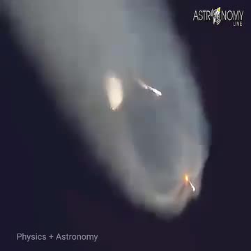 Insane Falcon Heavy Launch footage
