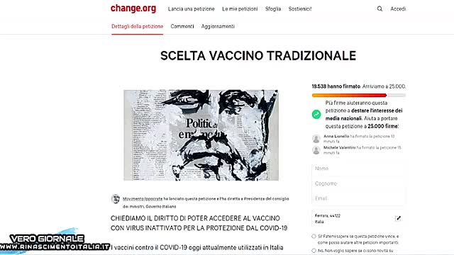 Ippocrate.org la petizione che non ti aspetti - Vero Giornale 25.11.2021